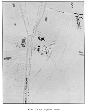 Plates 15. Katyn, Photo and Map (pair)